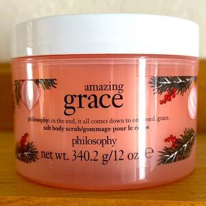 Philosophy Amazing Grace Salt Body Scrub. 12oz. NWOT